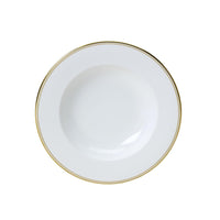 Utopia | Tableware | Burnished Gold Classic Rim Bowl 22cm 22.5cl (8 3/4" 8oz) | Bespoke77