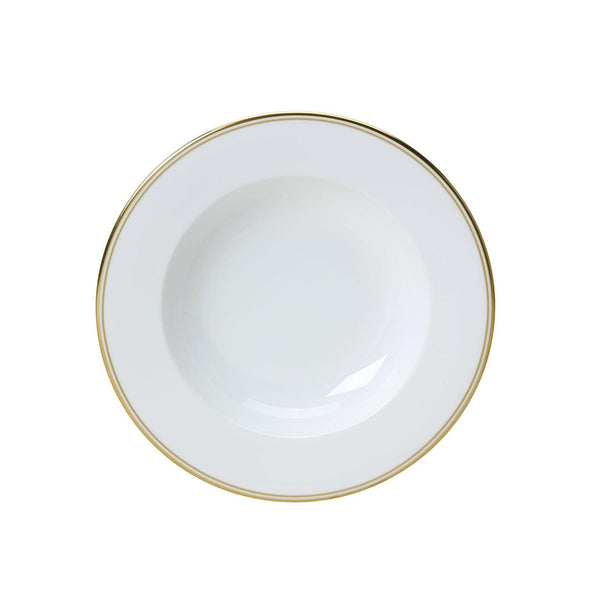 Utopia | Tableware | Burnished Gold Classic Rim Bowl 22cm 22.5cl (8 3/4" 8oz) | Bespoke77