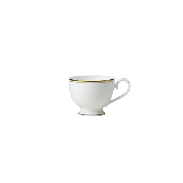 Utopia | Tableware | Burnished Gold Classic Footed Tea Cup 7cm 22cl (2 3/4" 8oz) | Bespoke77