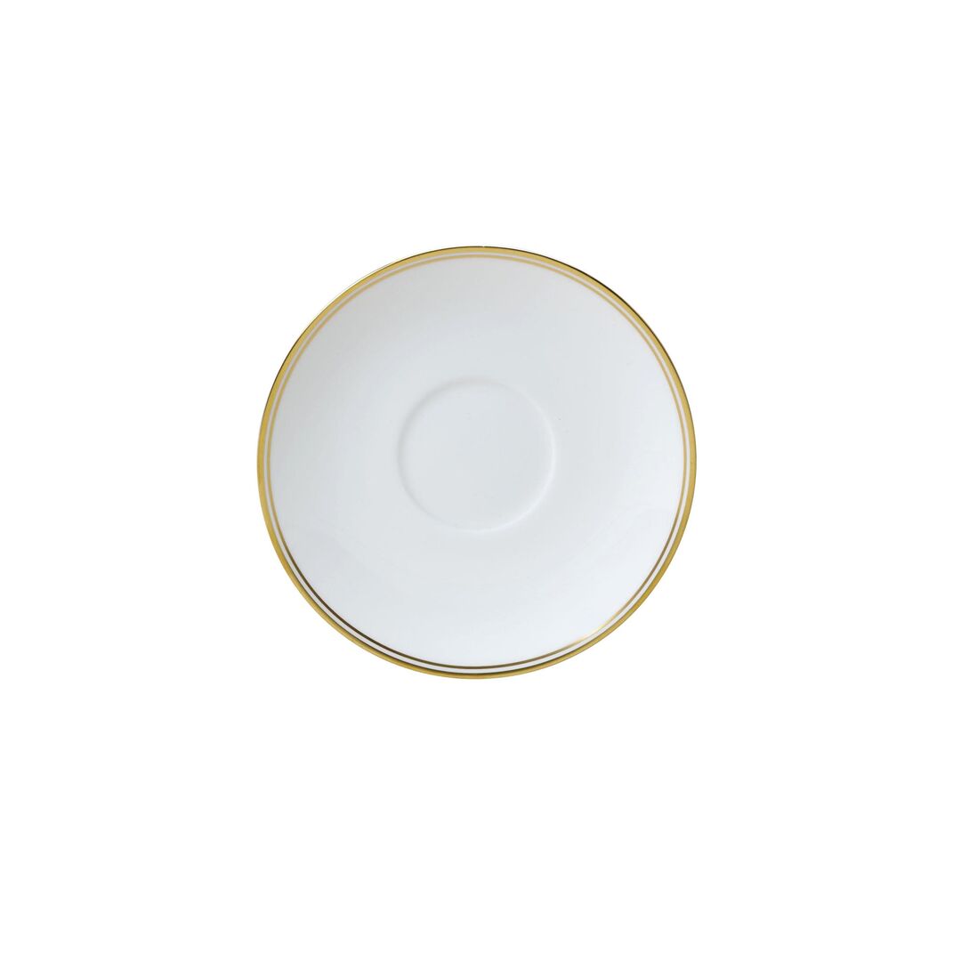 Utopia | Tableware | Burnished Gold Classic Tea Saucer/Soup Stand 16cm (6 1/2") | Bespoke77