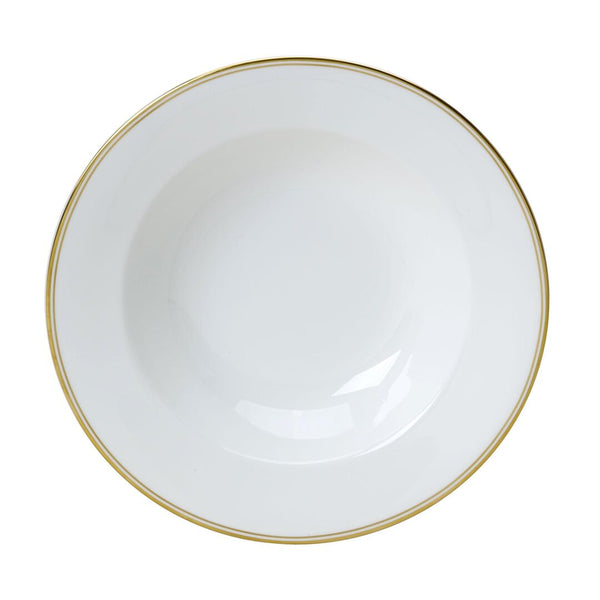 Utopia | Tableware | Burnished Gold Classic Large Rim Bowl 28cm 60cl (11" 21oz) | Bespoke77