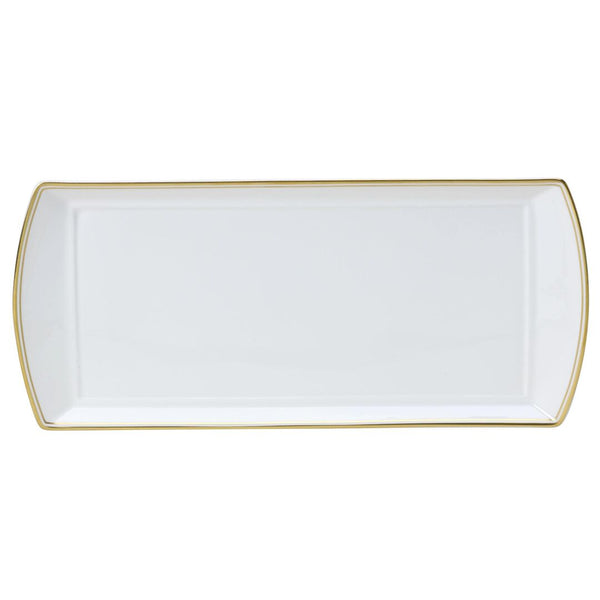 Utopia | Tableware | Burnished Gold Classic Large Rectangle Tray 34 x 15cm (13 1/2 x 6") | Bespoke77