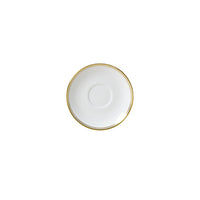 Utopia | Tableware | Burnished Gold Classic Espresso Saucer 12cm (4 3/4") Fits AND0145 | Bespoke77
