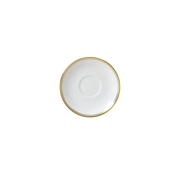 Utopia | Tableware | Burnished Gold Classic Espresso Saucer 12cm (4 3/4") Fits AND0145 | Bespoke77