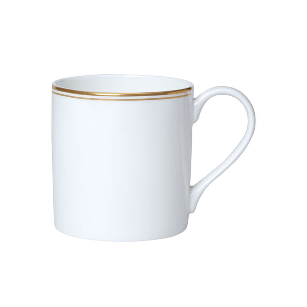 Utopia | Tableware | Burnished Gold Coupe Mug 9cm 35cl (3 1/2" 12 1/3oz) | Bespoke77