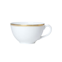 Utopia | Tableware | Burnished Gold Coupe Tea For One Cup 6cm 26cl (2 1/2" 9oz) | Bespoke77