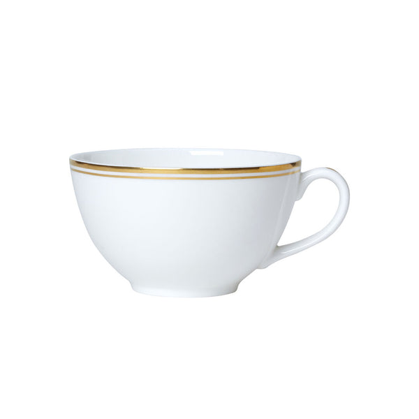 Utopia | Tableware | Burnished Gold Coupe Tea For One Cup 6cm 26cl (2 1/2" 9oz) | Bespoke77