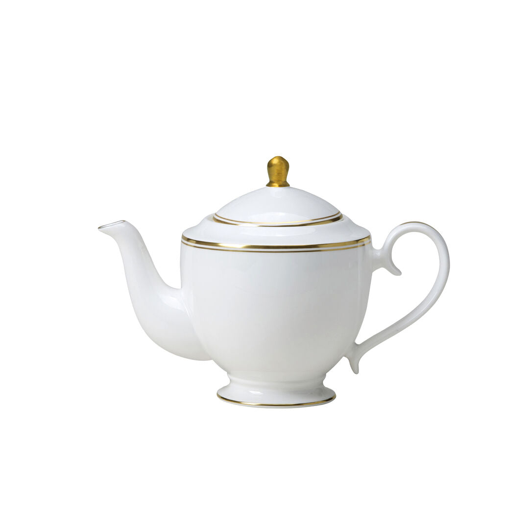Utopia | Tableware | Burnished Gold Classic 4 Cup Teapot 16.5cm 80cl (6 1/2" 28oz) | Bespoke77
