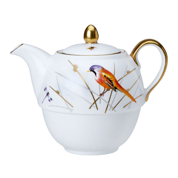 Utopia | Tableware | Reed Coupe Tea For One Teapot 12.4cm 46cl (5" 16oz) | Bespoke77