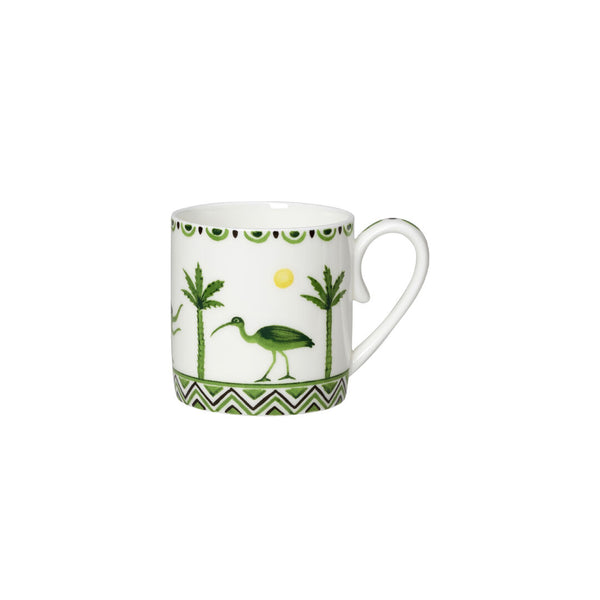 Utopia | Tableware | Sultan's Garden Green Coupe Coffee Can Cup 6cm 10cl (6 1/3" 3 1/2oz) | Bespoke77