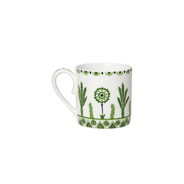 Utopia | Tableware | Sultan's Garden Green Coupe Coffee Can Cup 6cm 10cl (6 1/3" 3 1/2oz) | Bespoke77