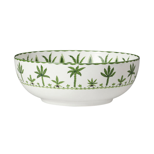 Utopia | Tableware | Sultan's Garden Green Coupe Large Bowl 23cm 2Ltr (9 1/6" 70oz) | Bespoke77