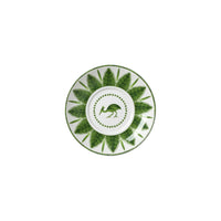 Utopia | Tableware | Sultan's Garden Green Coupe Espresso Saucer 12cm (4 3/4") Fits AND0112 | Bespoke77