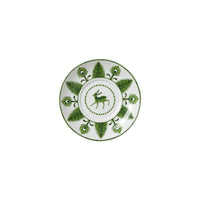 Utopia | Tableware | Sultan's Garden Green Coupe Espresso Saucer 12cm (4 3/4") Fits AND0112 | Bespoke77