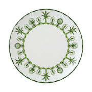 Utopia | Tableware | Sultan's Garden Green Coupe Plate 27cm (10 1/2") | Bespoke77