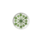 Utopia | Tableware | Sultan's Garden Green Coupe Butter Dish 11cm (4 1/2") | Bespoke77