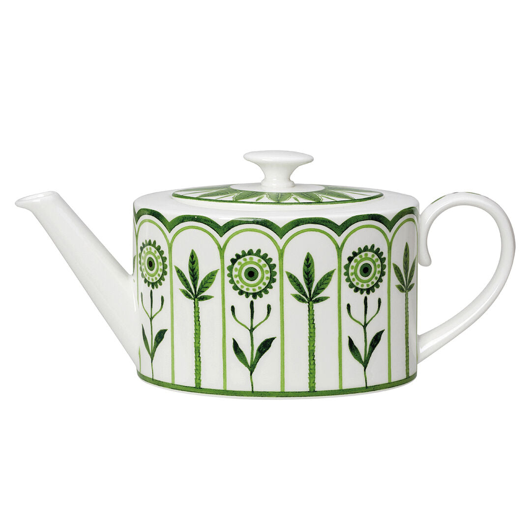 Utopia | Tableware | Sultan's Garden Green Coupe 2 Cup Oval Teapot Lid Fits AND0337 | Bespoke77
