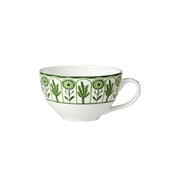 Utopia | Tableware | Sultan's Garden Green Coupe Tea For One Cup 6cm 26cl (2 1/2" 9oz) | Bespoke77