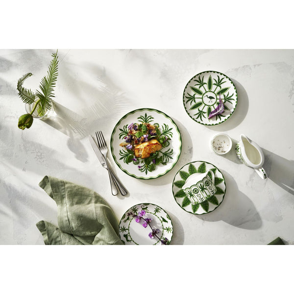 Utopia | Tableware | Sultan's Garden Green Coupe Tea For One Teapot 12.4cm 46cl (5" 16oz) | Bespoke77