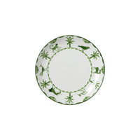 Utopia | Tableware | Sultan's Garden Green Coupe Plate 16.5cm (6 1/2") | Bespoke77