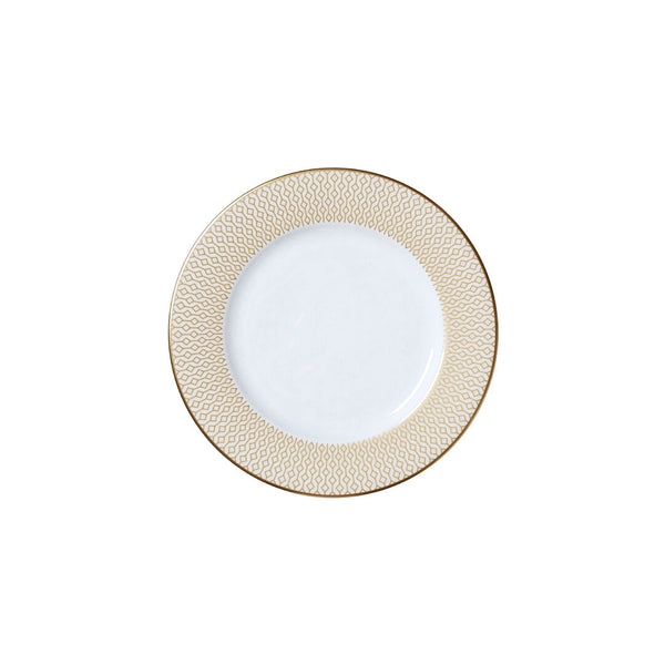 Utopia | Tableware | Diamond Gold Classic Plate 16.8cm (6 1/2") | Bespoke77