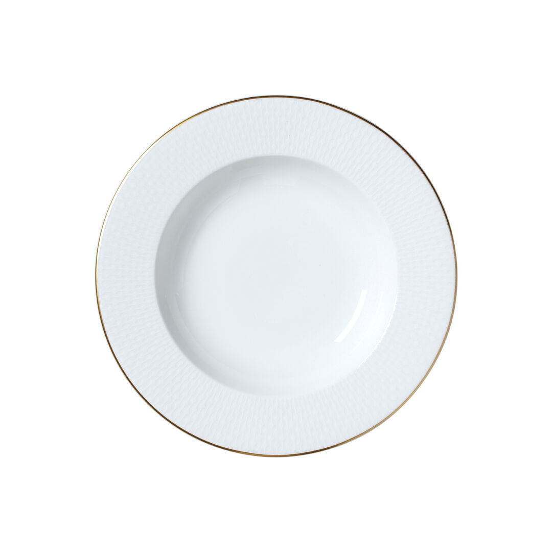 Utopia | Tableware | Diamond White Classic Rim Bowl 22cm 22.5cl (8 3/4" 8oz) | Bespoke77
