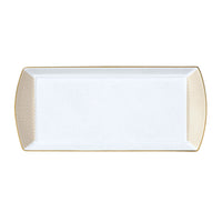Utopia | Tableware | Diamond Gold Classic Large Rectangle Tray 34 x 15cm (13 1/2 x 6") | Bespoke77