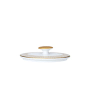 Utopia | Tableware | Diamond Gold Coupe Oval Covered Sugar Lid Fits AND0335 | Bespoke77