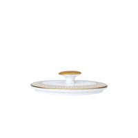 Utopia | Tableware | Diamond Gold Coupe Oval Covered Sugar Lid Fits AND0335 | Bespoke77