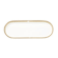 Utopia | Tableware | Diamond Oblong Tray 25.3 x 9.3cm (10 x 3 1/4") | Bespoke77