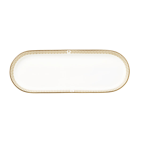 Utopia | Tableware | Diamond Oblong Tray 25.3 x 9.3cm (10 x 3 1/4") | Bespoke77