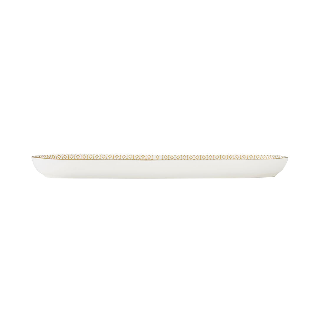 Utopia | Tableware | Diamond Oblong Tray 25.3 x 9.3cm (10 x 3 1/4") | Bespoke77