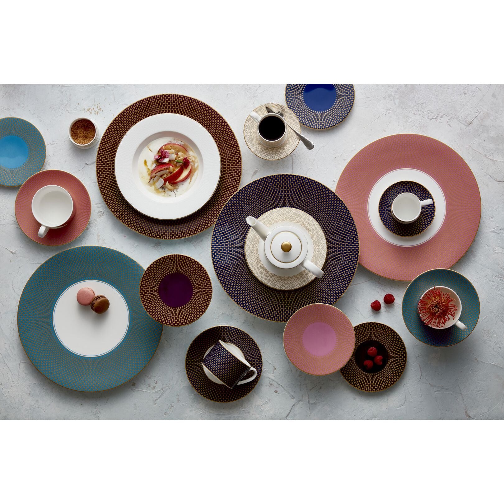 Utopia | Tableware | Jewel Rose Coupe Espresso Saucer 12cm (4 3/4") Fits AND0112 | Bespoke77
