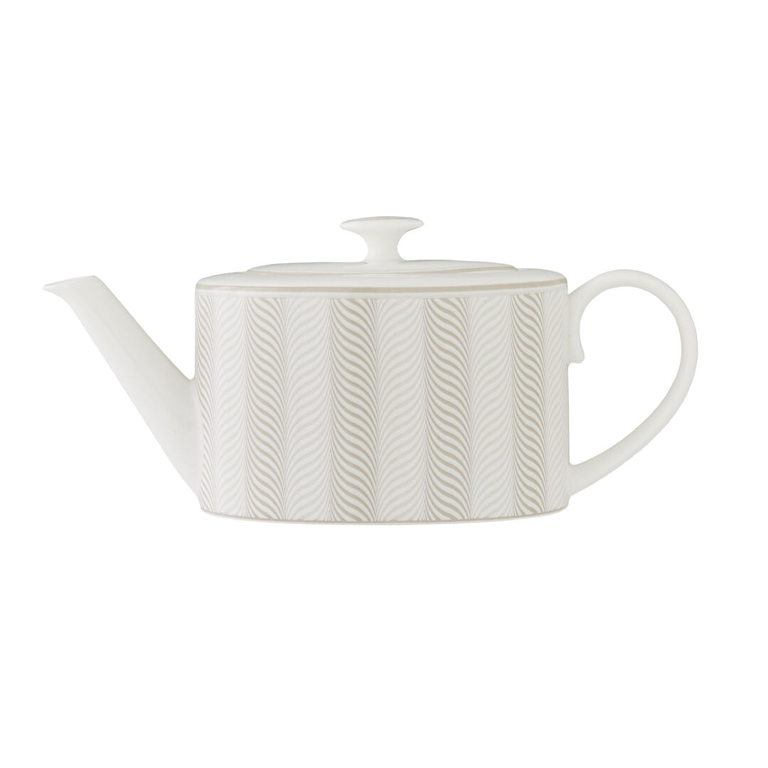 Utopia | Tableware | Bakewell Coupe 2 Cup Oval Teapot 10cm 55cl (4" 19 1/3oz) | Bespoke77