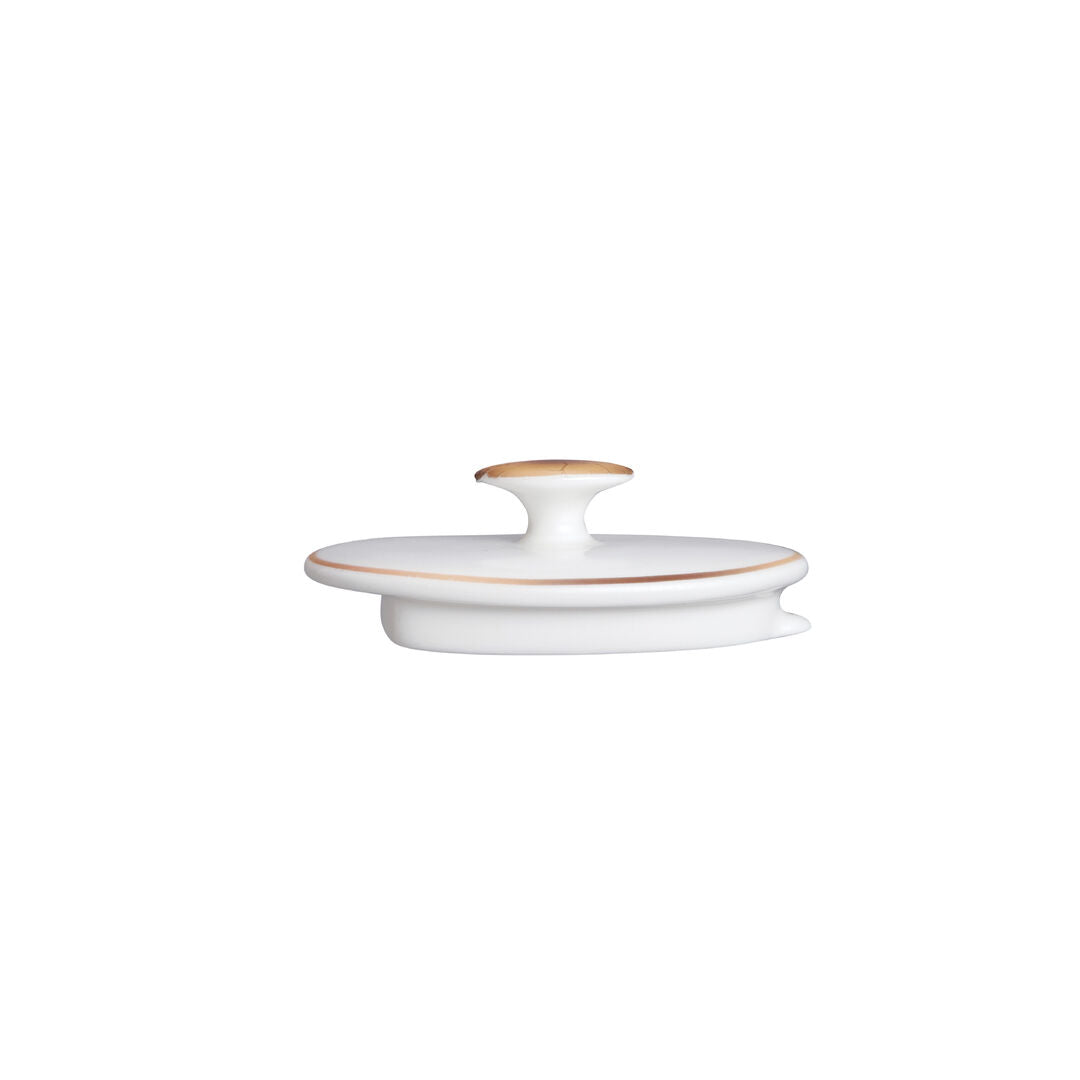 Utopia | Tableware | Quanta Coupe 2 Cup Oval Teapot Lid Fits AND0337 | Bespoke77