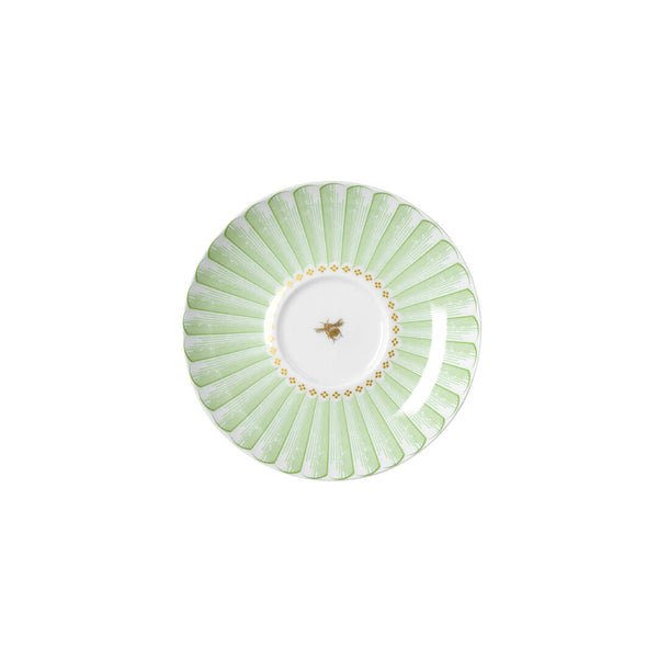 Utopia | Tableware | Hive Green Coupe Tea For One Saucer 14.5cm (5 3/4") Fits AND0411A | Bespoke77