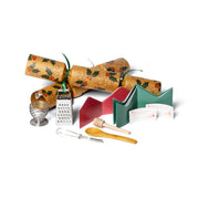 Eco Friendly Kraft Christmas Crackers 12 Inch - Holly Leaves Print