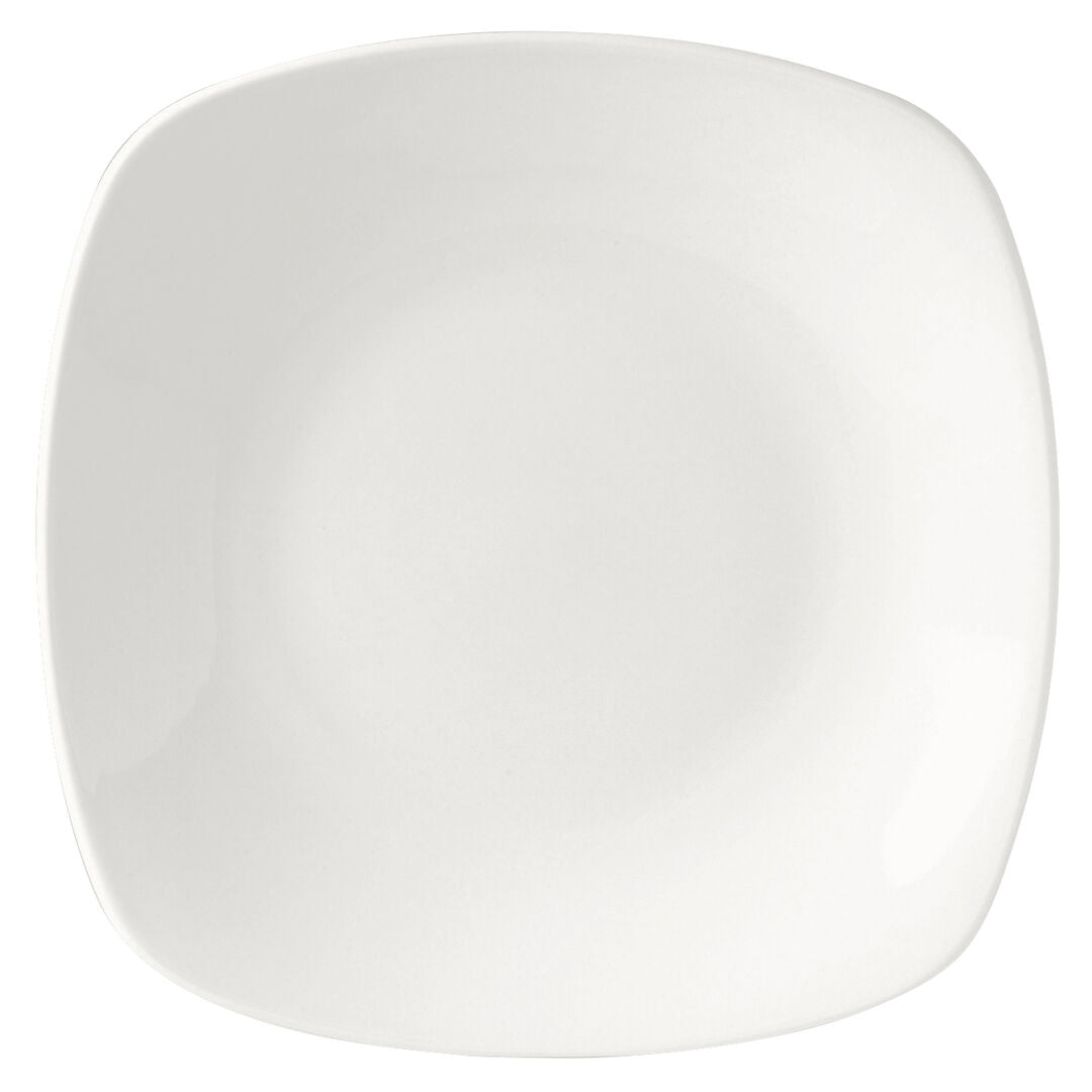 Utopia | Tableware | Monaco White Quadro Plate 28cm (11") | Bespoke77
