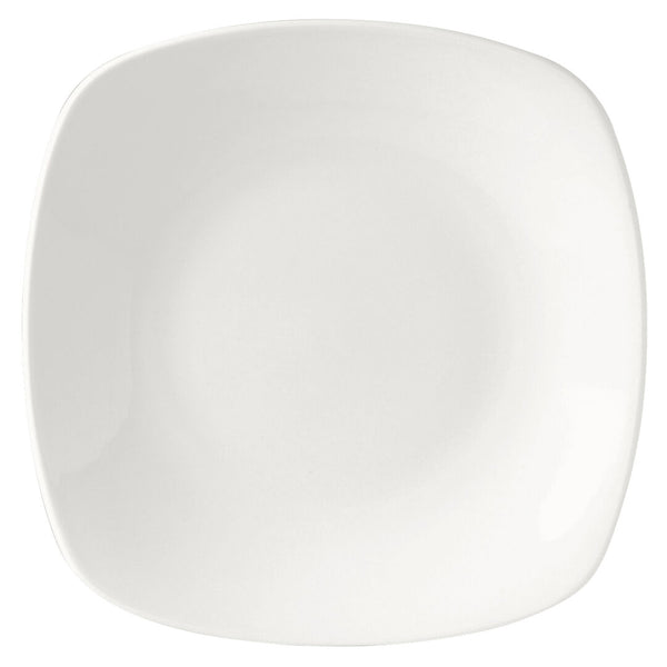 Utopia | Tableware | Monaco White Quadro Plate 28cm (11") | Bespoke77