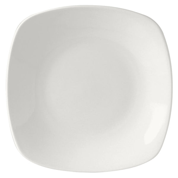 Utopia | Tableware | Monaco White Quadro Plate 17.8cm (7") | Bespoke77