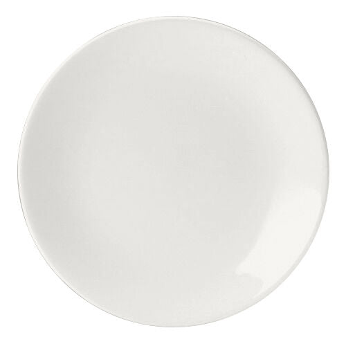Utopia | Tableware | Monaco White Contour Plate 25.5cm (10") | Bespoke77