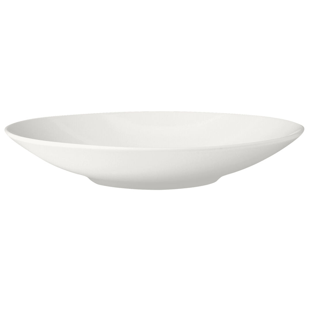 Utopia | Tableware | Monaco White Contour Bowl 25.5cm 101.5cl (10" 35 5/7oz) | Bespoke77
