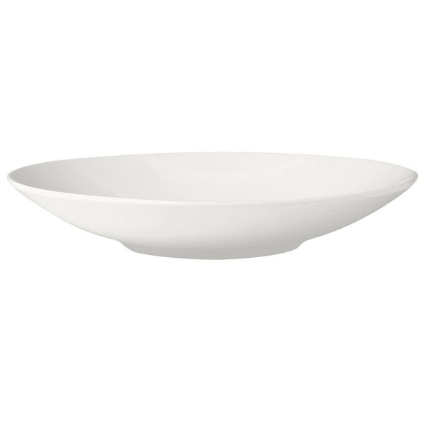Utopia | Tableware | Monaco White Contour Bowl 20.25cm 61.75cl (8" 21 2/3oz) | Bespoke77