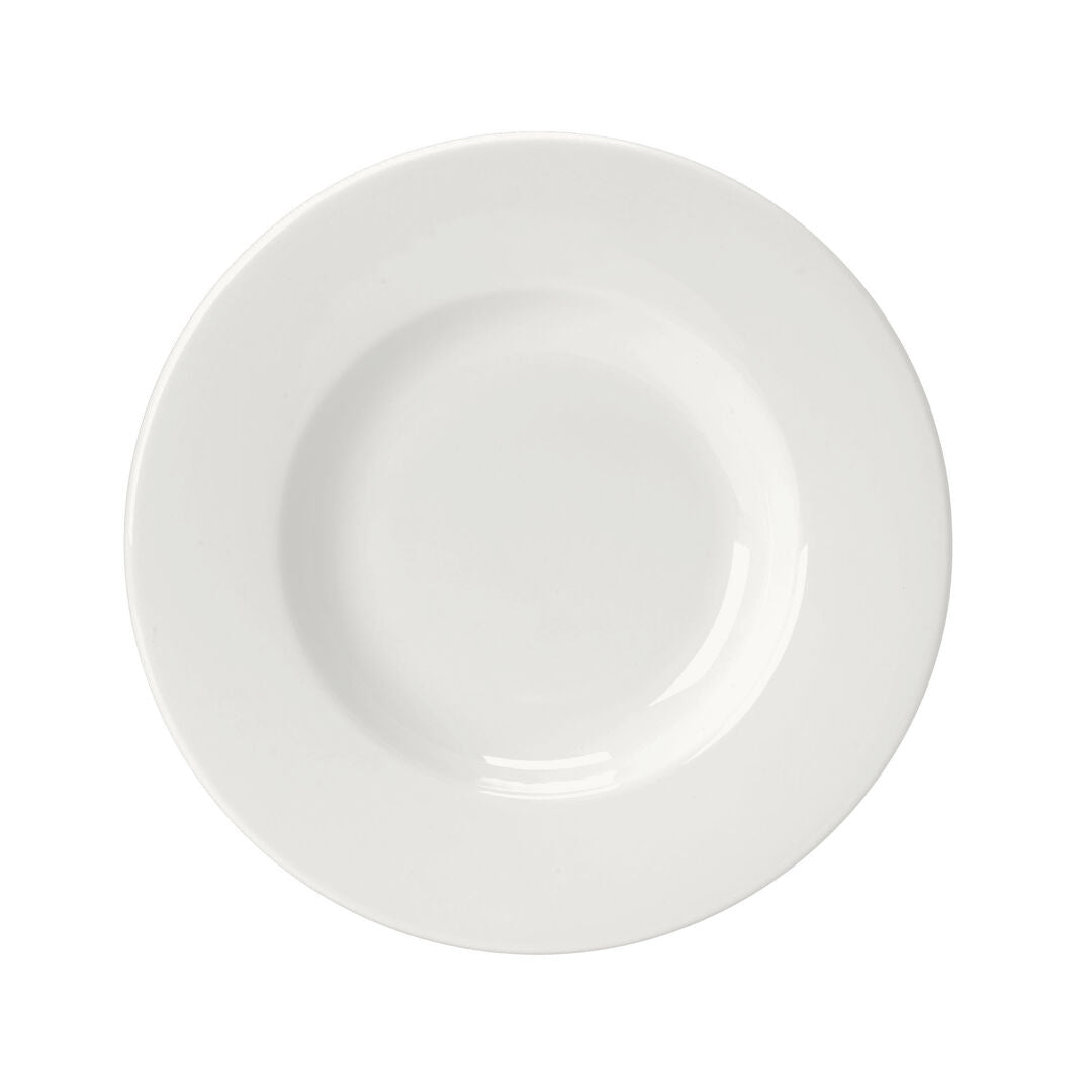 Utopia | Tableware | Monaco White Rococo Can Saucer 16.5cm (6 1/2") | Bespoke77