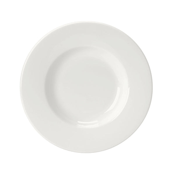 Utopia | Tableware | Monaco White Rococo Can Saucer 16.5cm (6 1/2") | Bespoke77