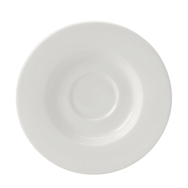 Utopia | Tableware | Monaco White Fine Saucer 11.75cm (4 5/8") | Bespoke77