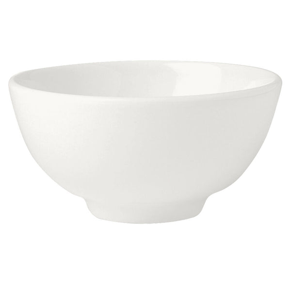 Utopia | Tableware | Monaco White Bowl 12.75cm 49.25cl (5" 17 1/3oz) | Bespoke77