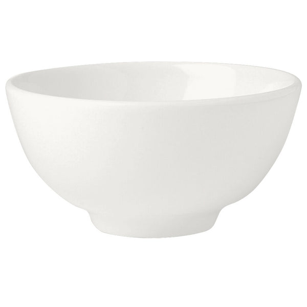 Utopia | Tableware | Monaco White Bowl No5 16cm 80cl (6 1/4" 28oz) | Bespoke77