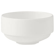 Utopia | Tableware | Monaco White Unhandled Stacking Soup Cup 28.5cl (10oz) | Bespoke77