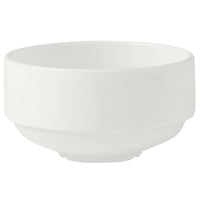 Utopia | Tableware | Monaco White Unhandled Stacking Soup Cup 28.5cl (10oz) | Bespoke77
